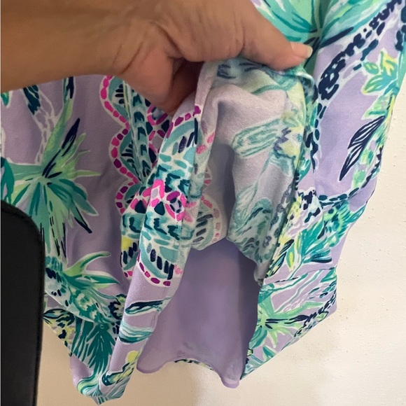 Lilly Pulitzer Jackie Shift Dress in Resort White 100% Silk Women's Size‎ S - Picture 4 of 8